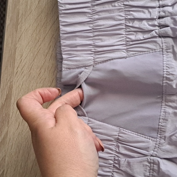 NEW Free People Movement Collection High Rise Active Shorts In Lilac Size Large - Picture 7 of 10